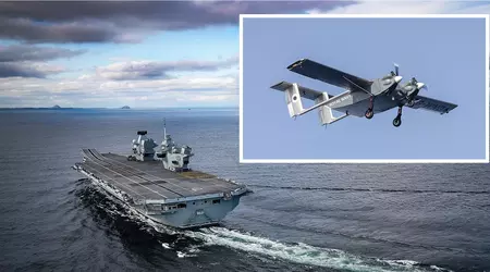 Il Regno Unito ha testato la consegna di merci con un drone HCMC sulla sua più grande portaerei, la HMS Prince of Whales da 3,85 miliardi di dollari.