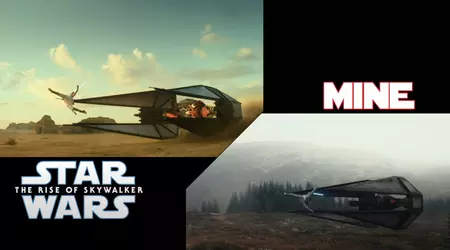 Un fan di Star Wars ricrea il salto di Rey intorno al Tie Whisper senza il budget di Hollywood (video)