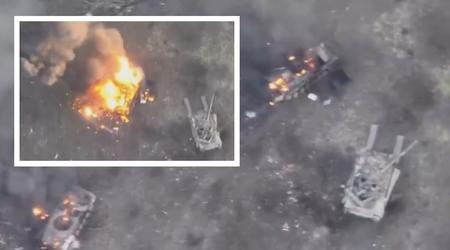 Le forze ucraine hanno distrutto due carri armati russi T-80BV e due veicoli da combattimento di fanteria in un'unica battaglia