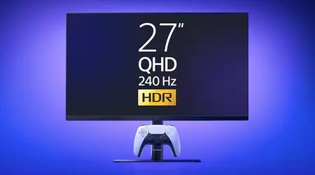 Sony ha introdotto il primo monitor da gaming sotto il marchio PlayStation con un diagonale di 27 pollici e un tasso di aggiornamento fino a 240 Hz