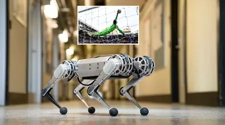 Mini Cheetah, un cane robot, è diventato un portiere di calcio - difende la porta in modo più efficace dei portieri dell'UPL