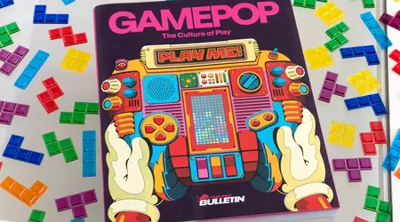 Sì, questa è la rivista che lancia Tetris: Red Bull ha integrato un piccolo dispositivo di gioco nella copertina di un'edizione stampata