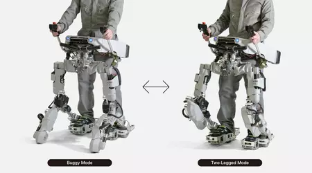 Panasonic Koma 1.5: esoscheletro Transformer - "gambe di ferro" e "passeggino" (video)