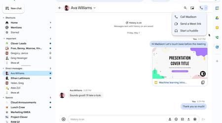 Google Chat lancia le riunioni audio Huddles con l'integrazione di Google Meet