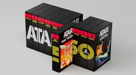 Atari vende un set in edizione limitata di 10 giochi Atari 2600 in scatola originale e bundle a 999,99 dollari.