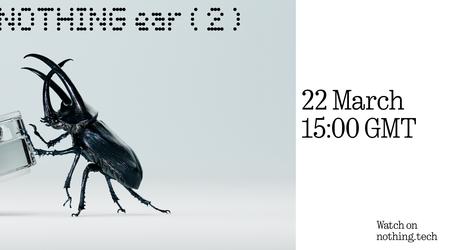 È ufficiale: TWS Nothing Ear (2) debutterà il 22 marzo.