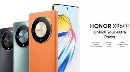 Honor X9b: display AMOLED a 120 Hz, chip Snapdragon 6 Gen 1, fotocamera da 108 MP e batteria da 5800 mAh