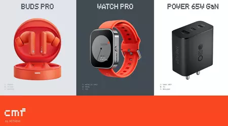 CMF Buds Pro, CMF Watch Pro e CMF Power 65W GaN hanno fatto il loro debutto sul mercato globale.
