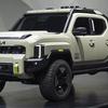 Il modello Kia Tasman Weekender in mostra al salone