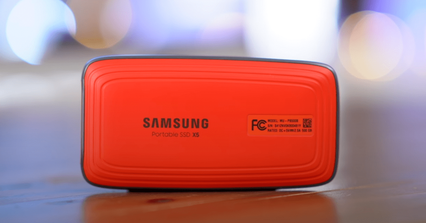 Disco rigido esterno SAMSUNG X5 PORTABLE thunderbolt 3