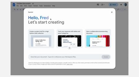 Google inizia a testare la funzione "Aiutami a creare", gestita da Gemini in Google Docs