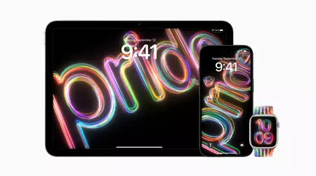 Apple ha annunciato un braccialetto e un quadrante dell'orologio fluorescenti per l'Apple Watch 2024 Pride Edition