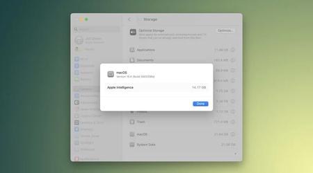 Come scoprire quanto spazio occupa Apple Intelligence in macOS 15.4