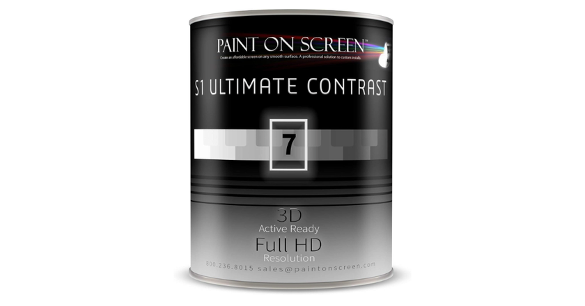 Paint On Screen Projector S1 Ultimate Contrast G007 migliore vernice murale per schermo del proiettore