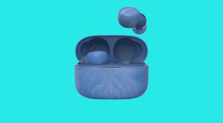 Sony ha presentato le cuffie LinkBuds S Earth Blue TWS, realizzate con plastica di bottiglia riciclata.