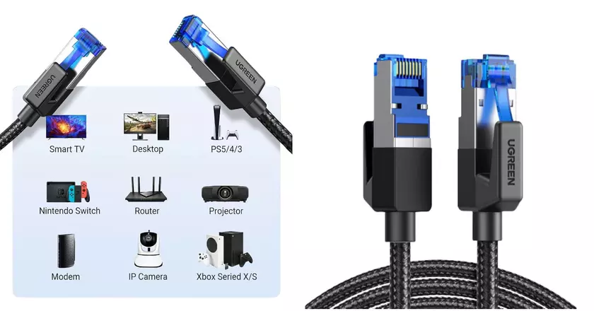 UGREEN Cavo Ethernet Cat 8 per gioco ps5