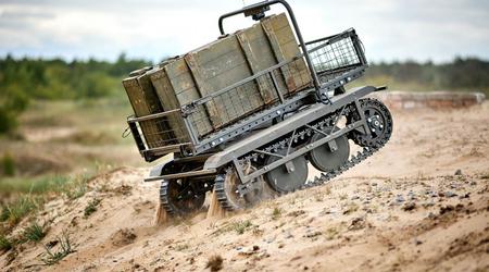 Drone terrestre ucraino "Volya-E" dotato di sistema di guerra elettronica 