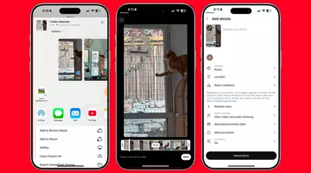 YouTube ripristina il supporto del Foglio di condivisione iOS per il caricamento di video su iPhone