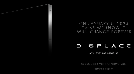 Displace TV è un televisore wireless da 55 pollici che può funzionare per un mese senza essere ricaricato