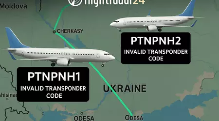 Aerei civili con codici PTNPNH offensivi per Putin volano nei cieli sopra l'Ucraina
