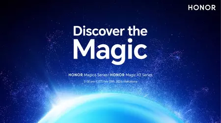 È ufficiale: Honor mostrerà i flagship Magic 6 e lo smartphone pieghevole Magic V2 RSR al MWC 2024