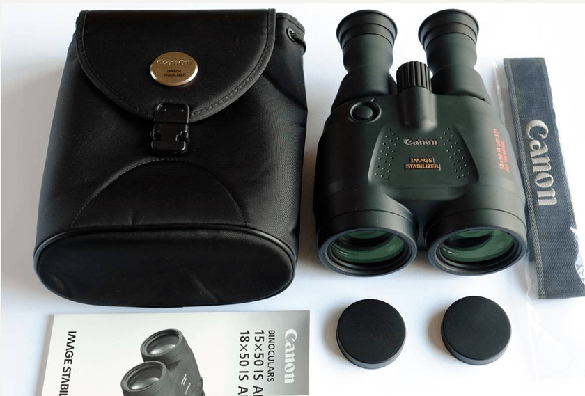 Binocolo stabilizzato Canon 18x50 IS