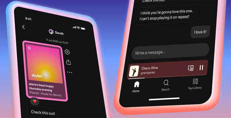 Spotify aggiunge la messaggistica diretta: condividi ...
