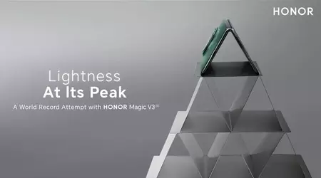 Honor Magic V3 è entrato nel Guinness dei primati finendo in cima a un castello di carte di 54 piani