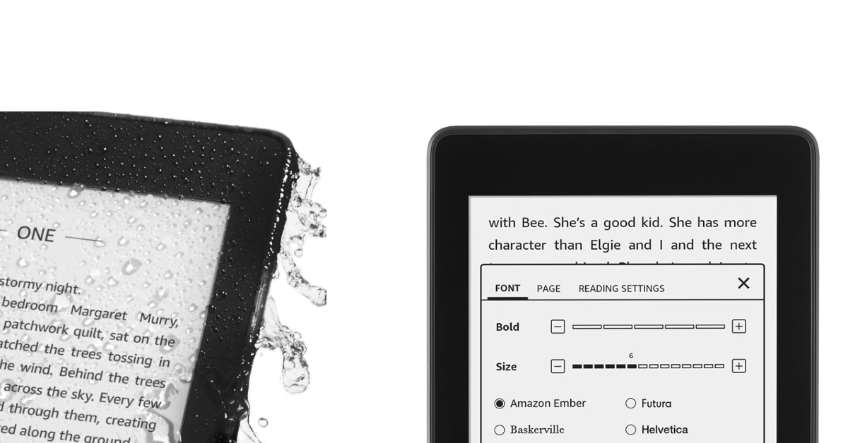 Dispositivo AMAZON KINDLE PAPERWHITE per ascoltare gli audiolibri