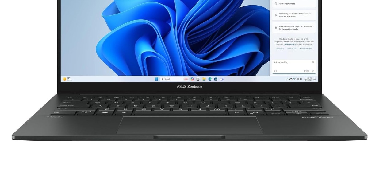 ASUS ZenBook 14 OLED Q415 laptop studio podcast
