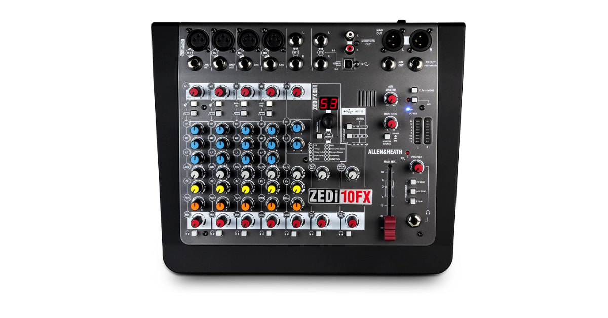 Allen &amp; Heath ZEDi-10FX Mixer per studio domestico