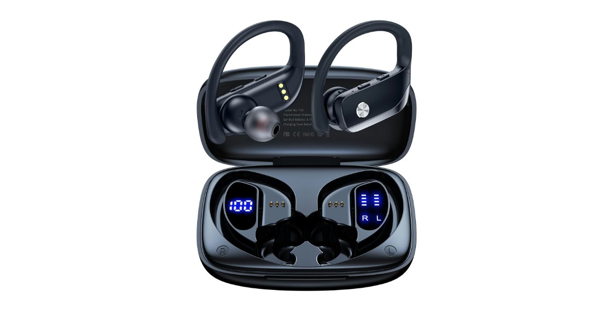 BMANI T16 cuffie bluetooth con gancio orecchio
