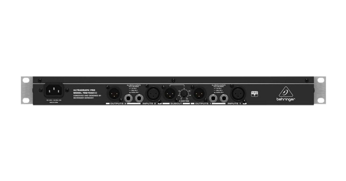 Behringer Ultragraph Pro FBQ1502HD Equalizzatore grafico per impianto hi-fi