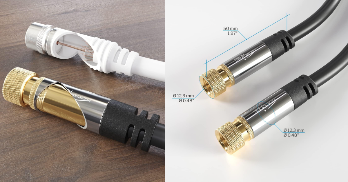 CableDirect RG6 Coaxial miglior cavo coassiale per internet ad alta velocità