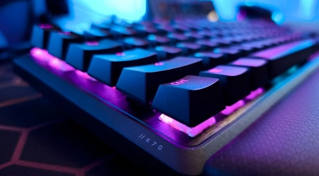 tastiera gaming competitiva Corsair K70 Pro