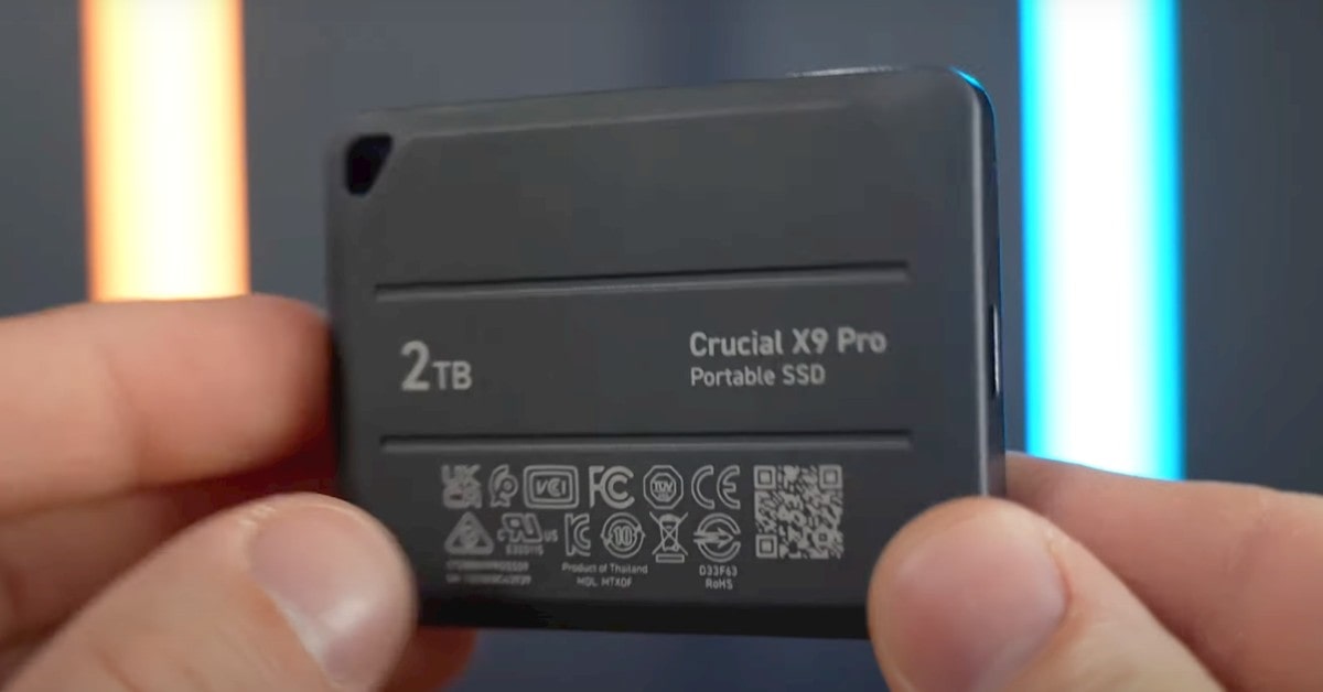 Crucial X9 Pro miglior ssd per l'editing