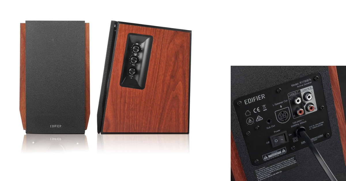 Lettore di dischi Edifier R1700BTs con altoparlanti bluetooth