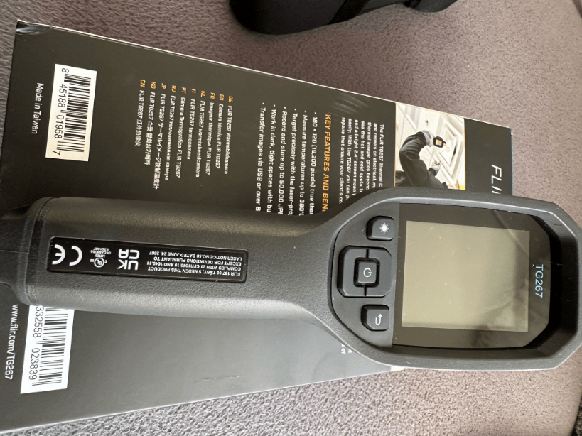 Recensione della termocamera FLIR TG267