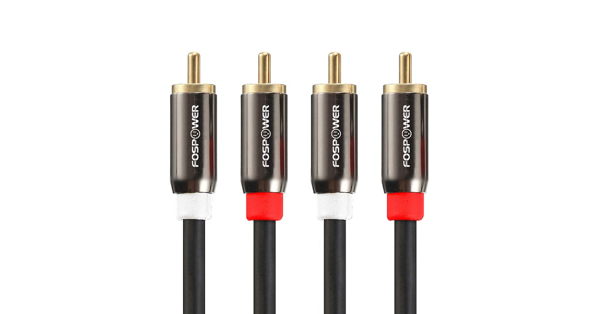 FosPower 2 cavi RCA M/M cavi RCA schermati auto