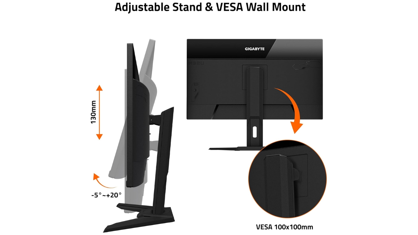 Monitor GIGABYTE M32U 144Hz da 32 pollici