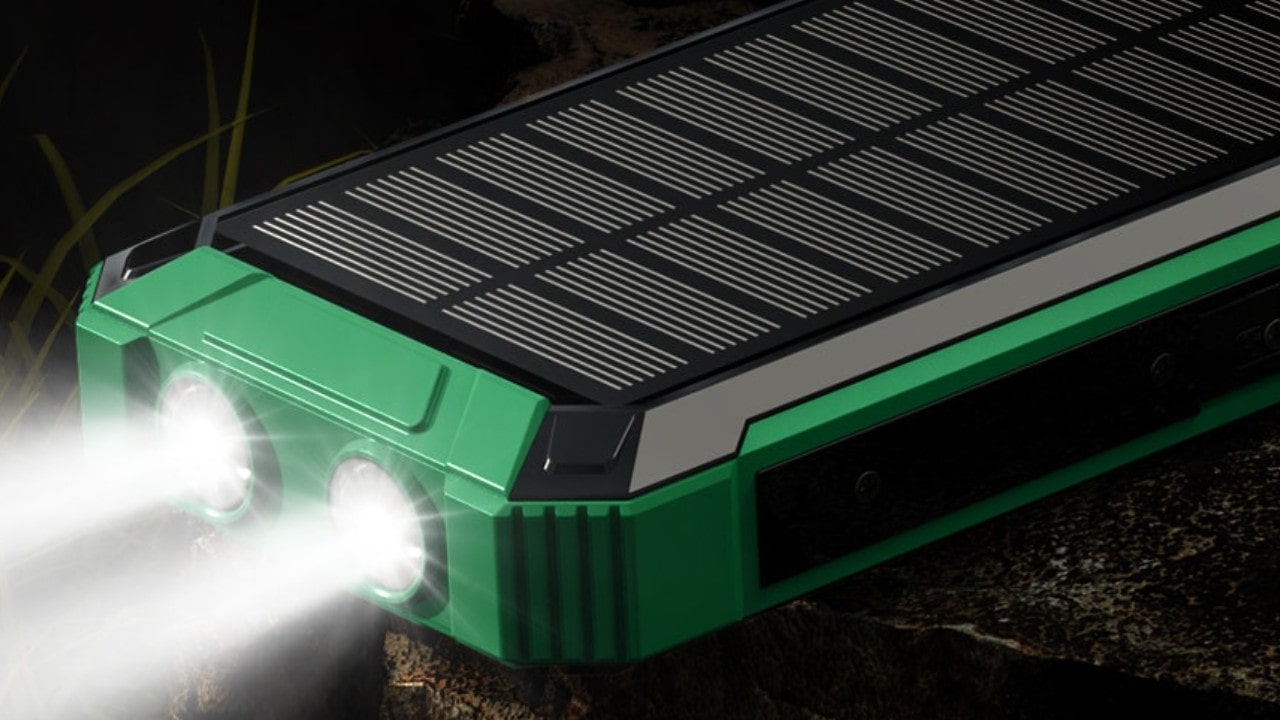 GOODaaa Banca di energia solare 36000mAh