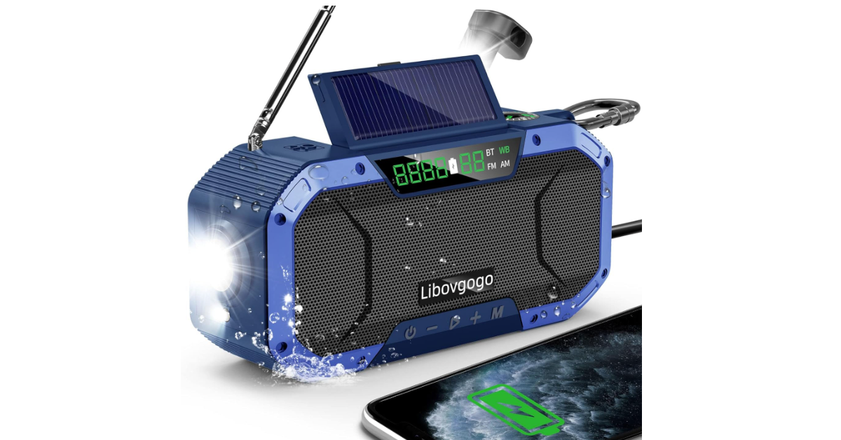 Garinosen DF-580 Radio fm di emergenza con altoparlante bluetooth