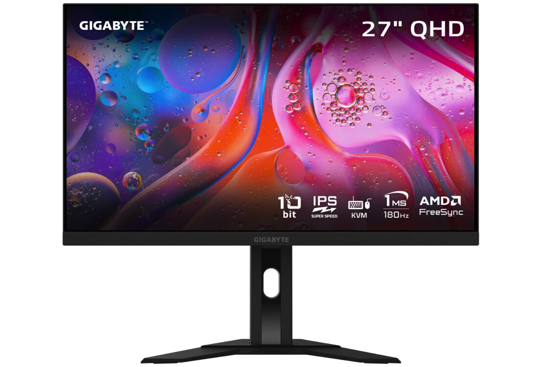 GIGABYTE M27Q monitor WQHD conveniente
