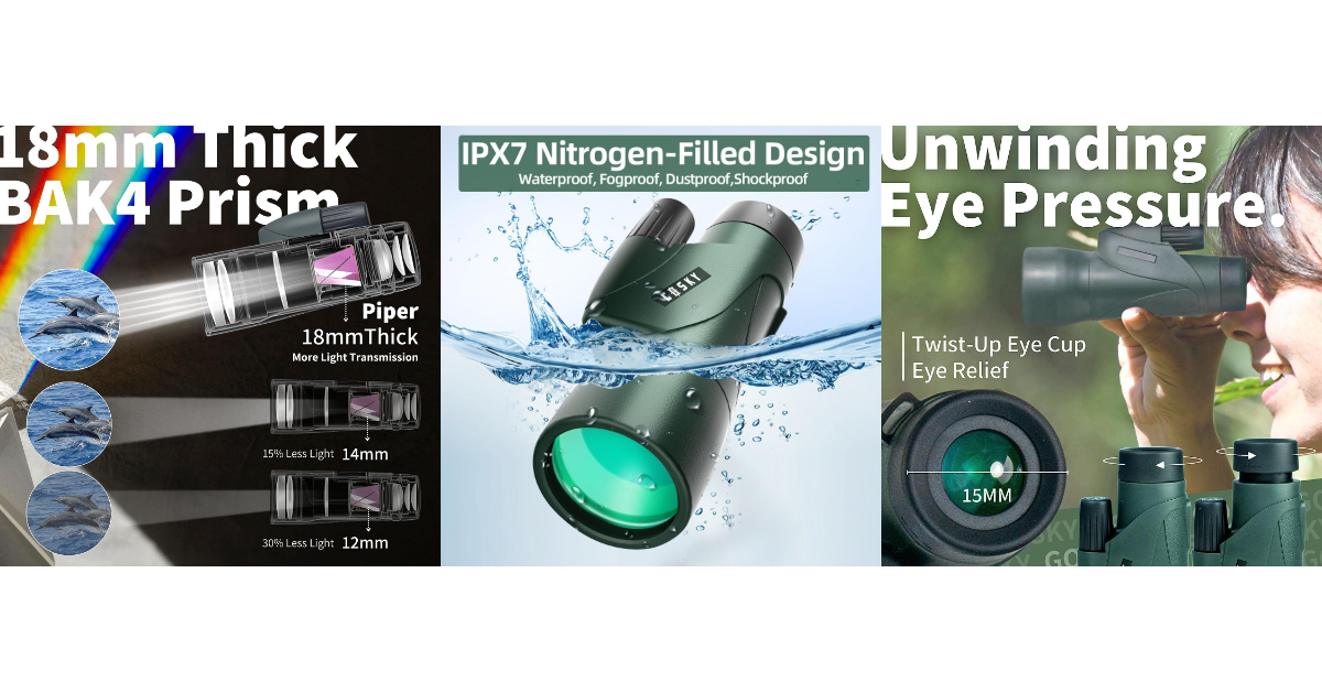 Gosky 12x55 monocolo per iphone