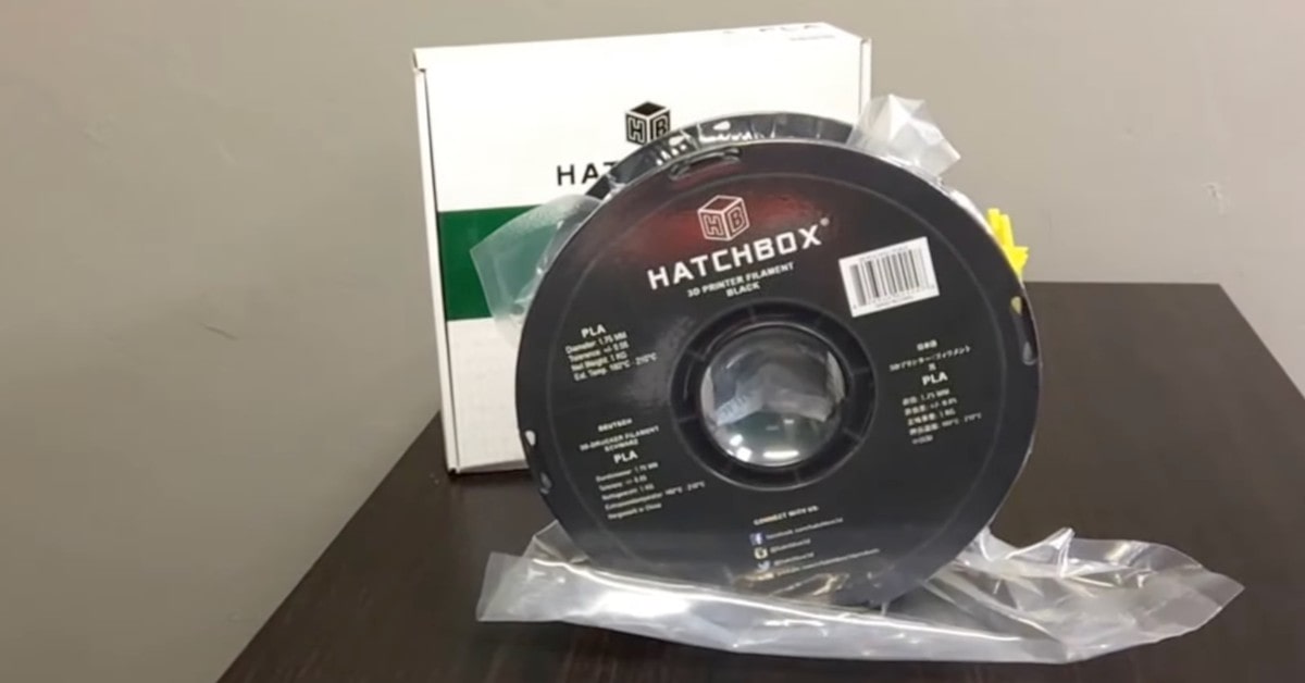 HATCHBOX Nero miglior filamento per stampa 3D di miniature