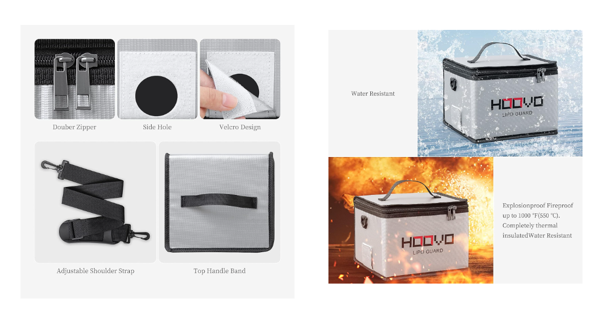 Borsa di ricarica per lipo HOOVO