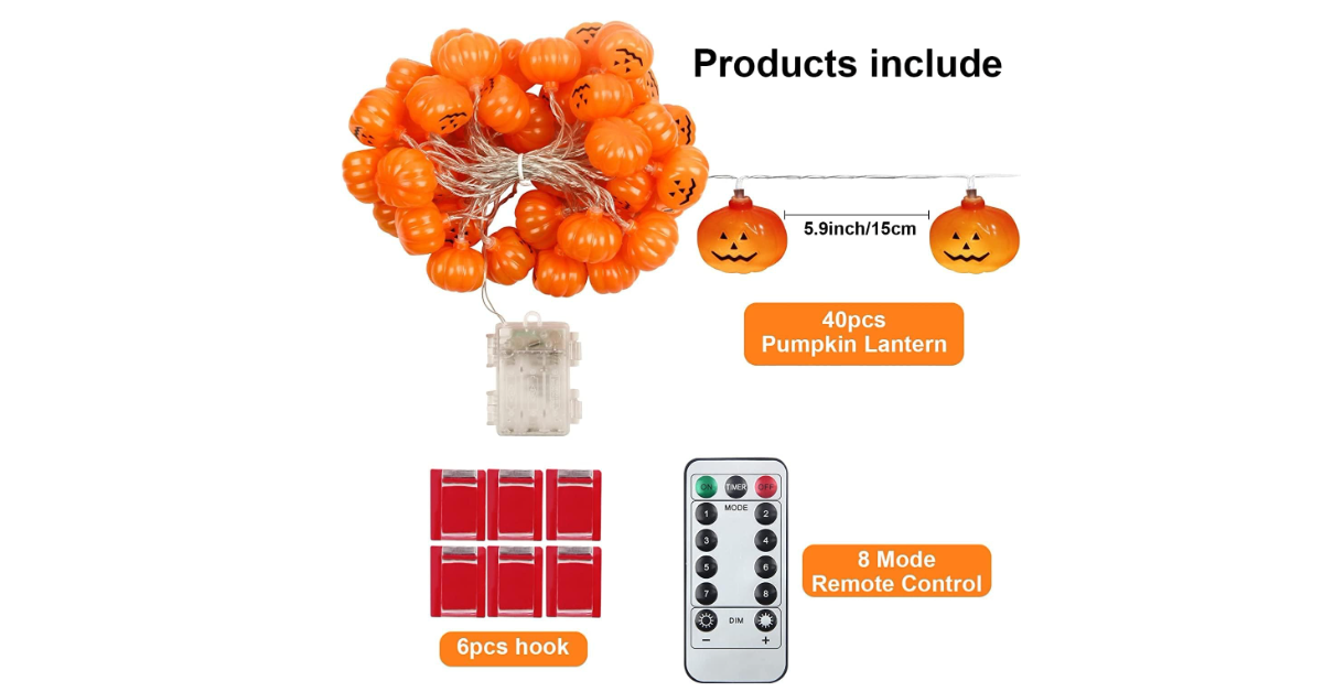  Luci a zucca LED KPCB migliori luci per halloween