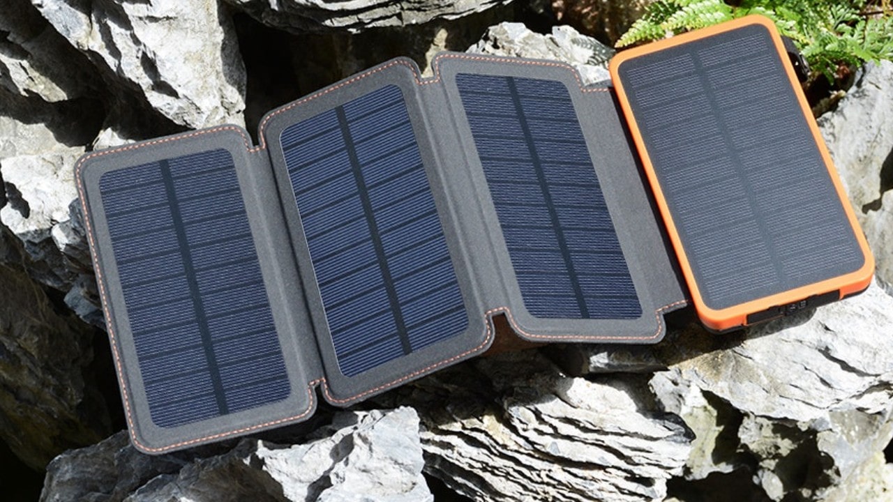 Caricabatterie solare Hiluckey Banca di potenza 25000mAh