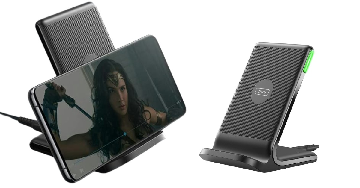 Caricabatterie wireless INIU 15W per otterbox defender