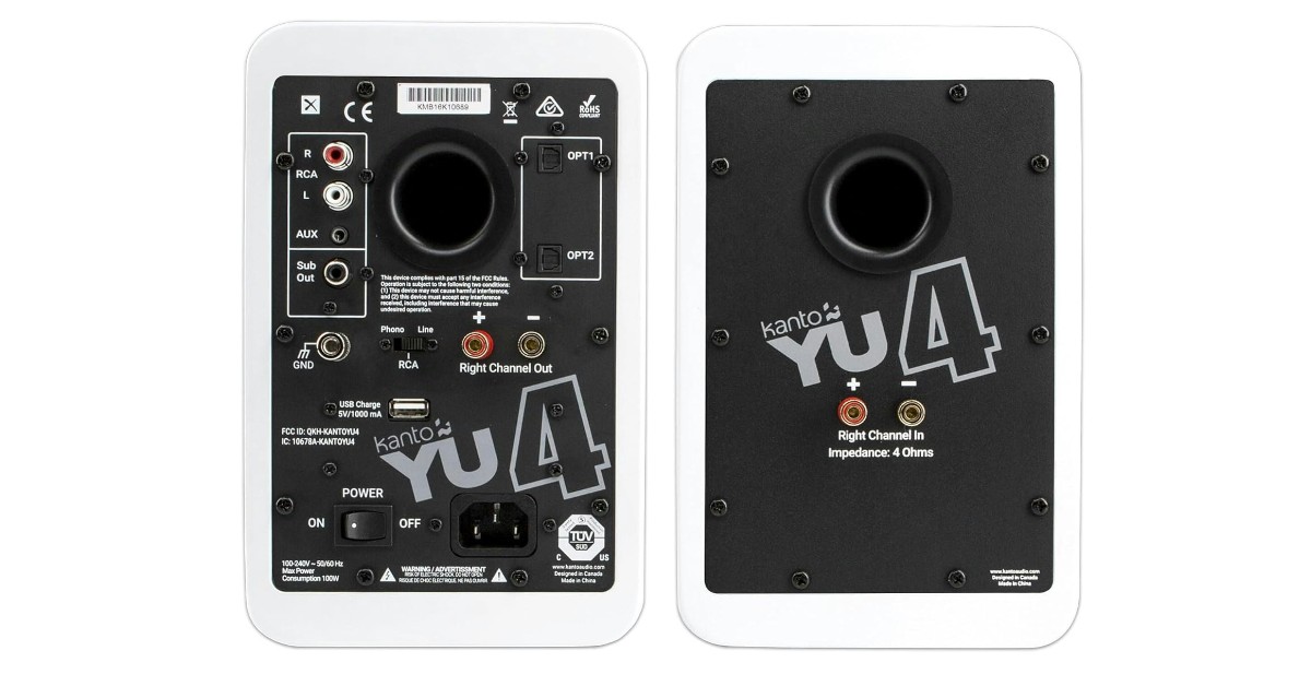 Altoparlanti wireless Kanto YU4MW per giradischi